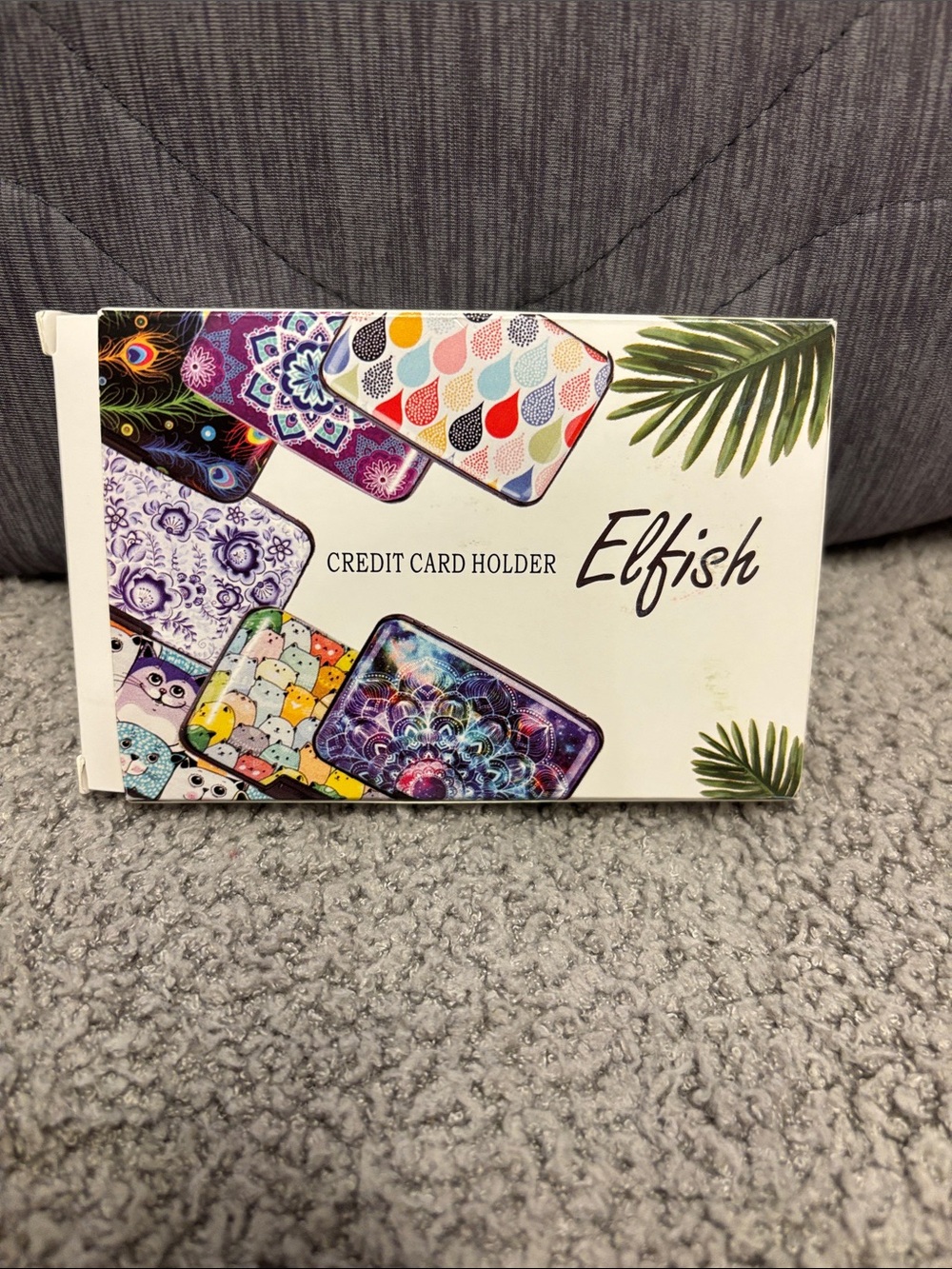 Multicolor Patterned Card Holder